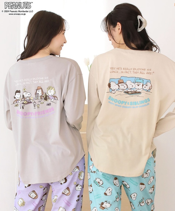 スヌーピーデザインの半袖ルームウェアが早くも登場！aimerfeelのゆる