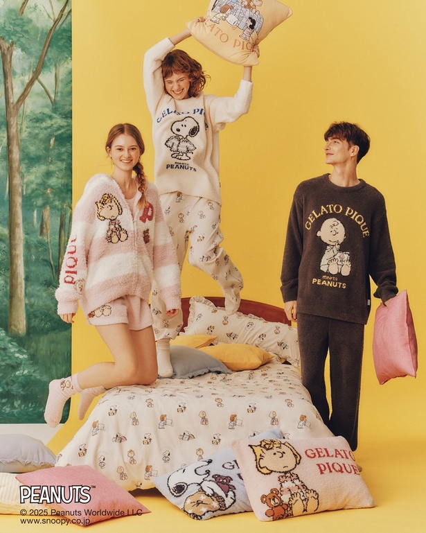 ジェラート ピケから“子犬スヌーピー”デザインが初登場！家族全員で