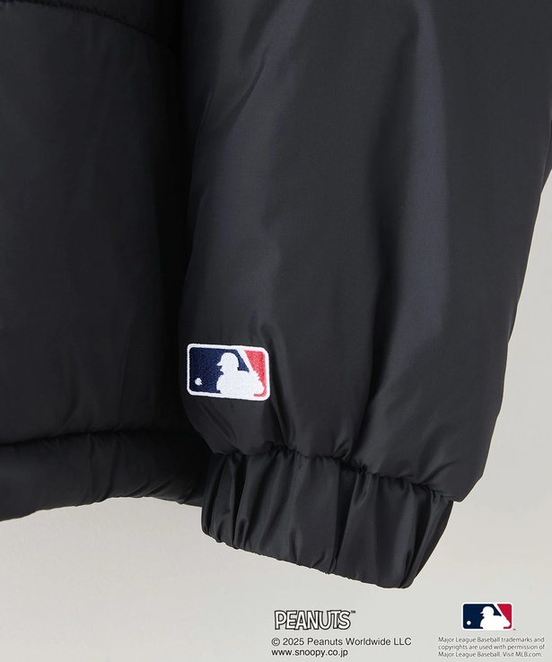 スヌーピーデザインのMLBコラボ冬アウターが「JEANS MATE」から登場
