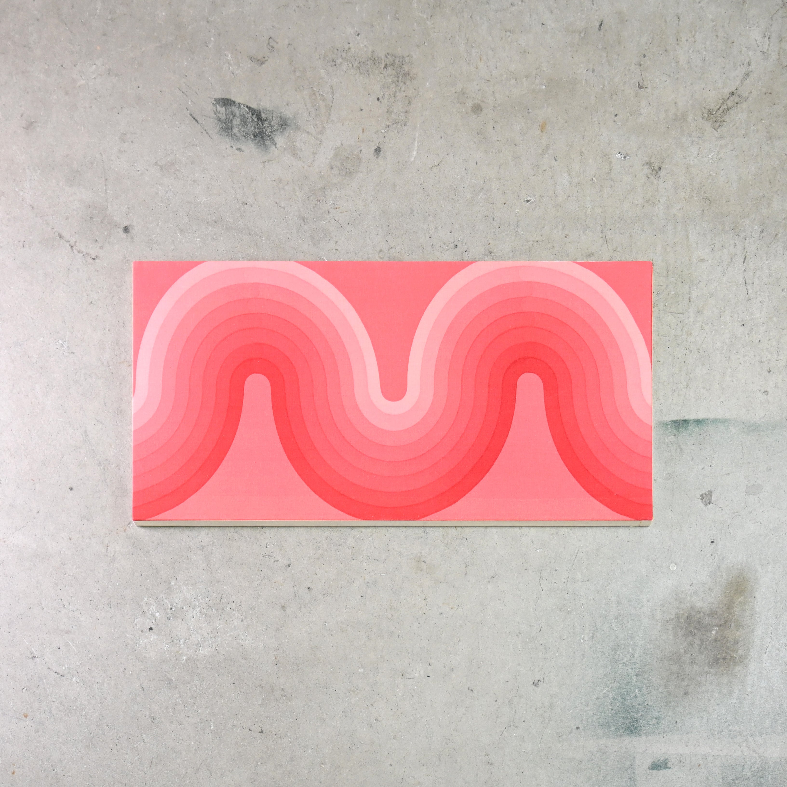 Verner Panton CURVE Mira-x Art panel Vintage fabric Scandinavian