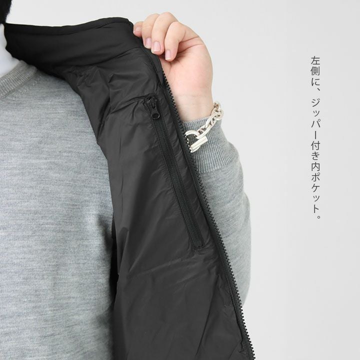 DANTON(ダントン) ナイロンタフタ ミドルダウン スタンドカラーダウン