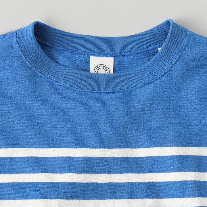 ORCIVAL(オーシバル) パネルボーダー スウェットプルオーバー(OR