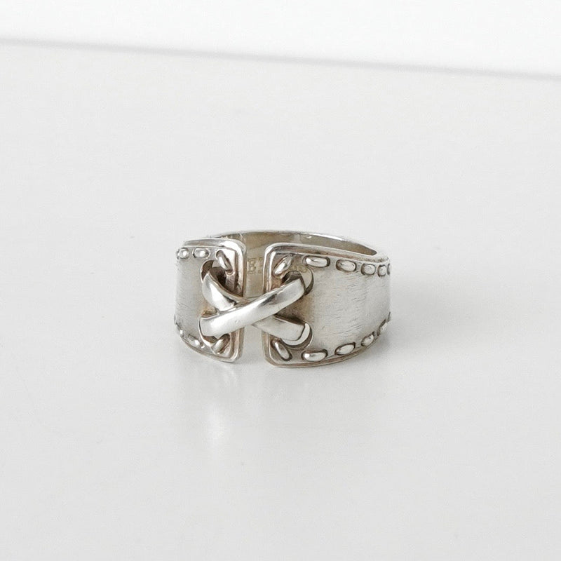 エルメス ヴィンテージ メキシコ コルセット シルバー925 指輪 リング