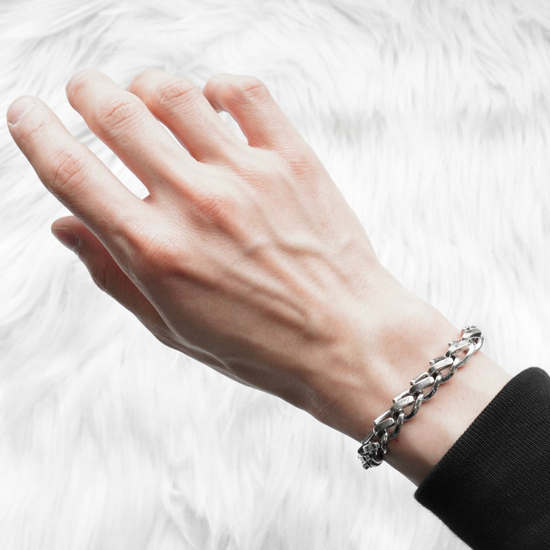 ティファニー フォージ ミディアムリンク ブレスレット ブラック