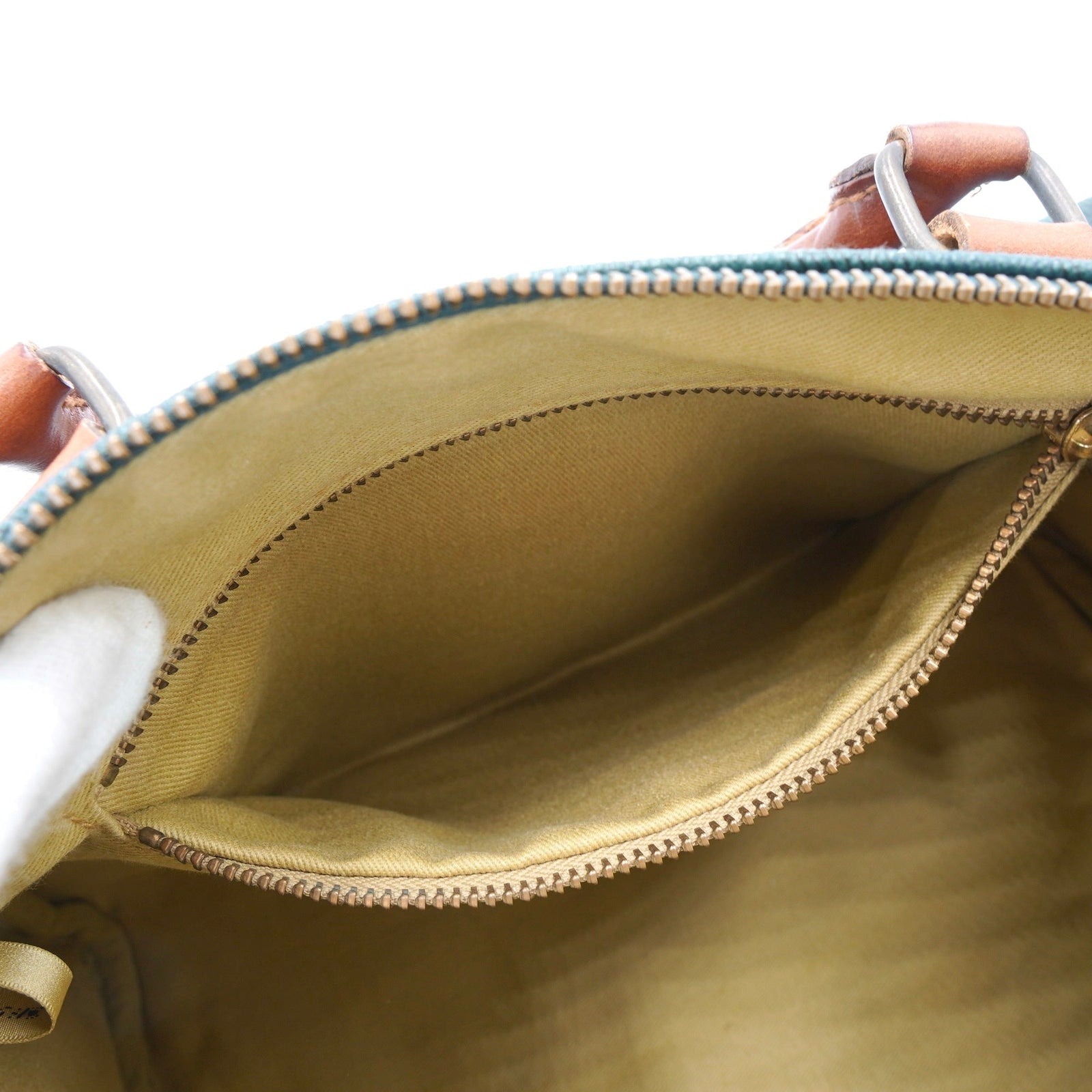 ポロ ラルフローレン チェック柄 ミニボストンバッグ PVC / レザー