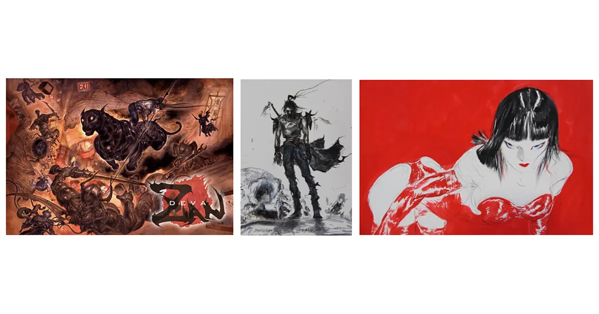 天野喜孝オリジナル作品「ZAN」アクションファンタジー作品として