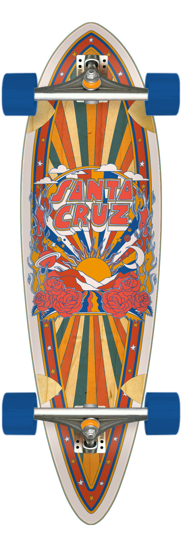 Foxy Sun 9.20in | Skate | Santa Cruz Pintail Cruiser