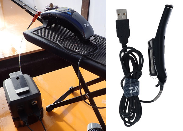 ダイワクリスティアの外部電源対応化 | わかさぎ＆ヒメマス釣行記