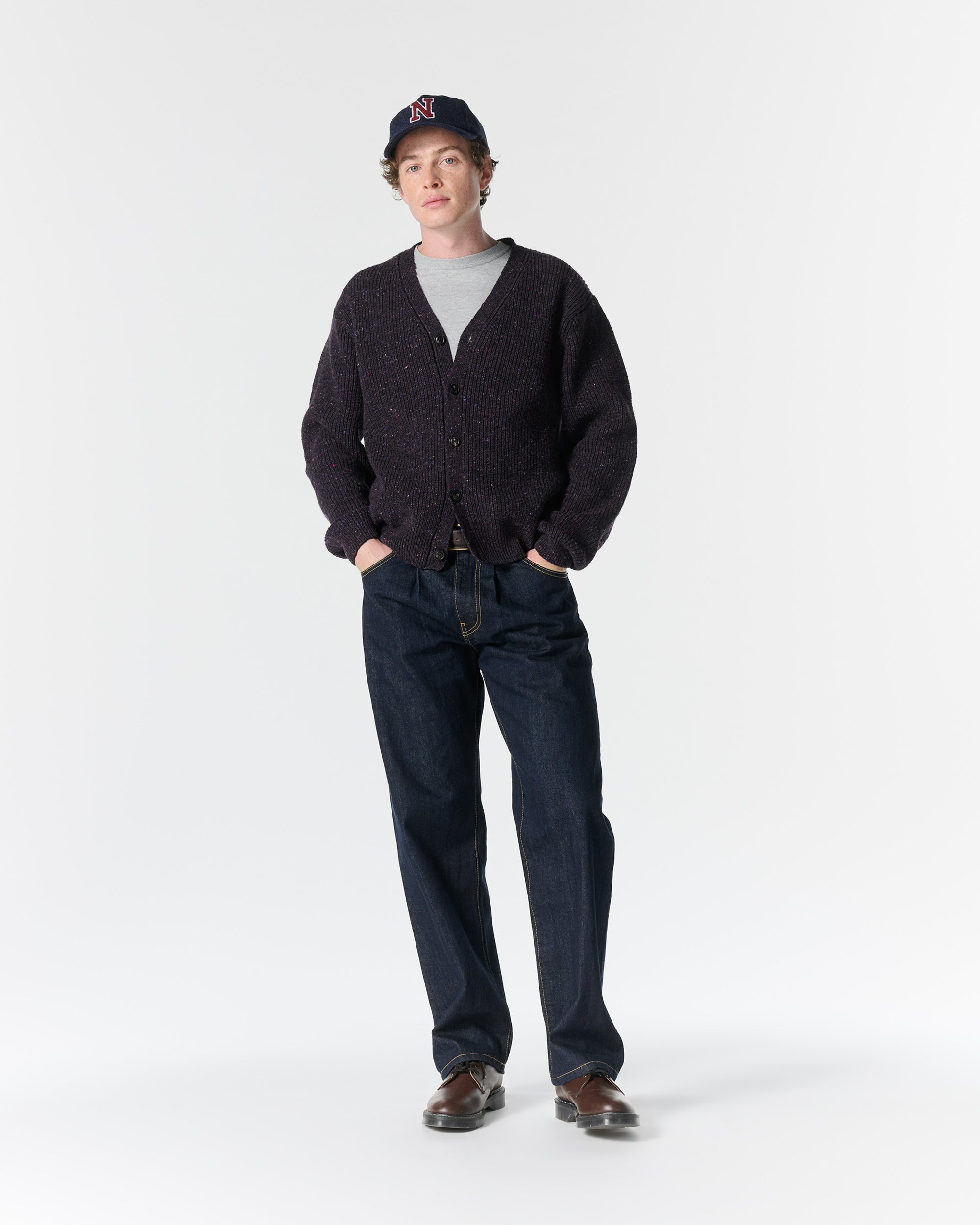 Shaker Donegal Cardigan - Noah