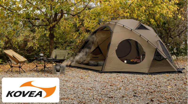 韓国発のアウトドアブランド コベア「ゴーストシェルター」はデュオ