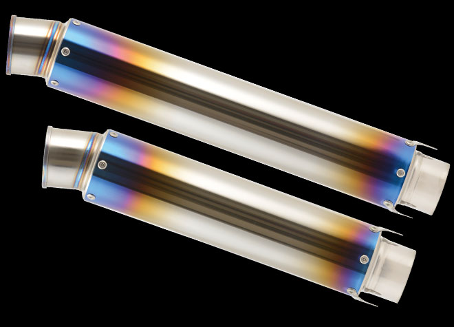 ストレイトチタンサイレンサー V-1 320mm/420mm | NOBLEST