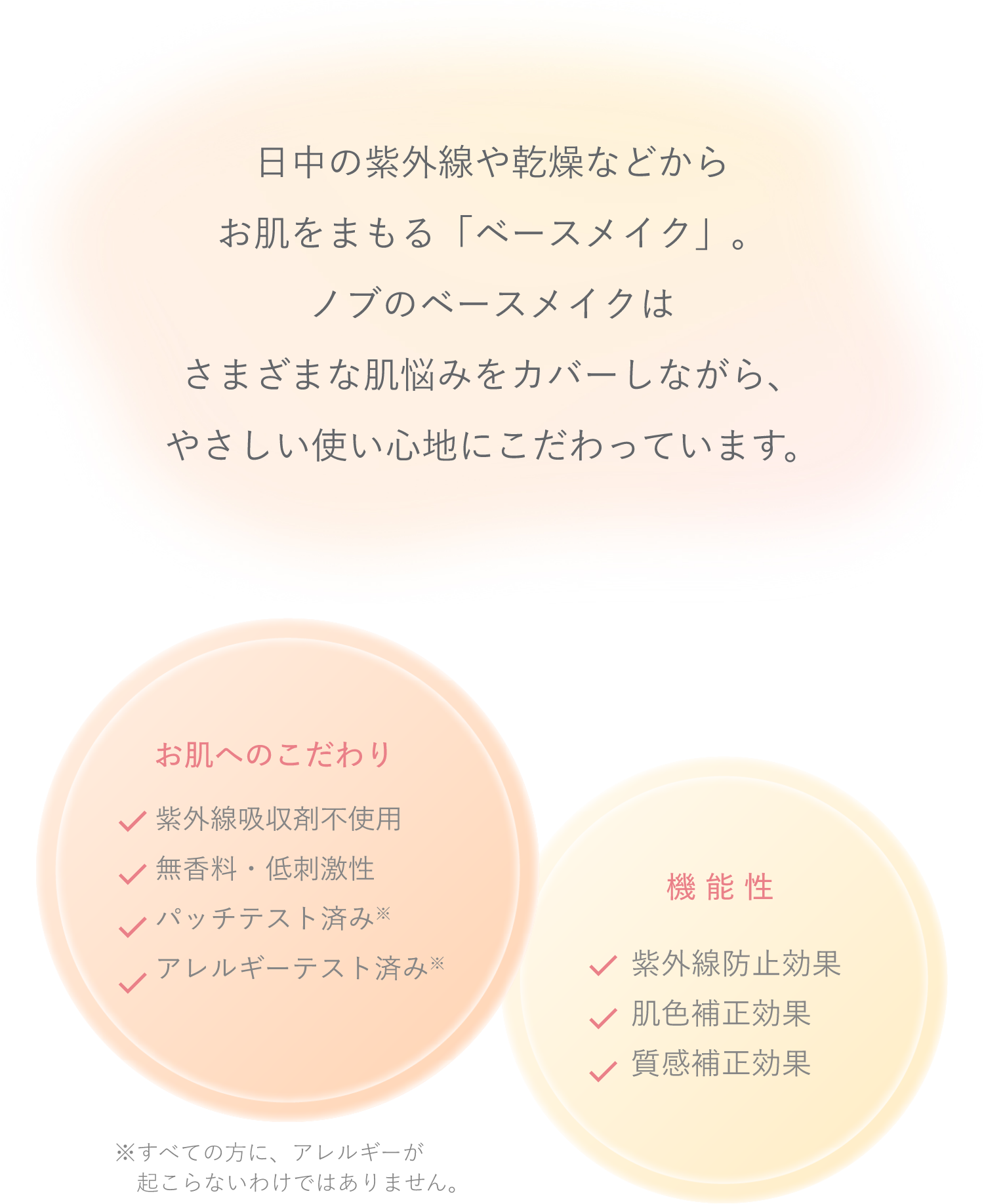 先着2,000名様にベースメイクサンプルセットをプレゼント | ノブ公式