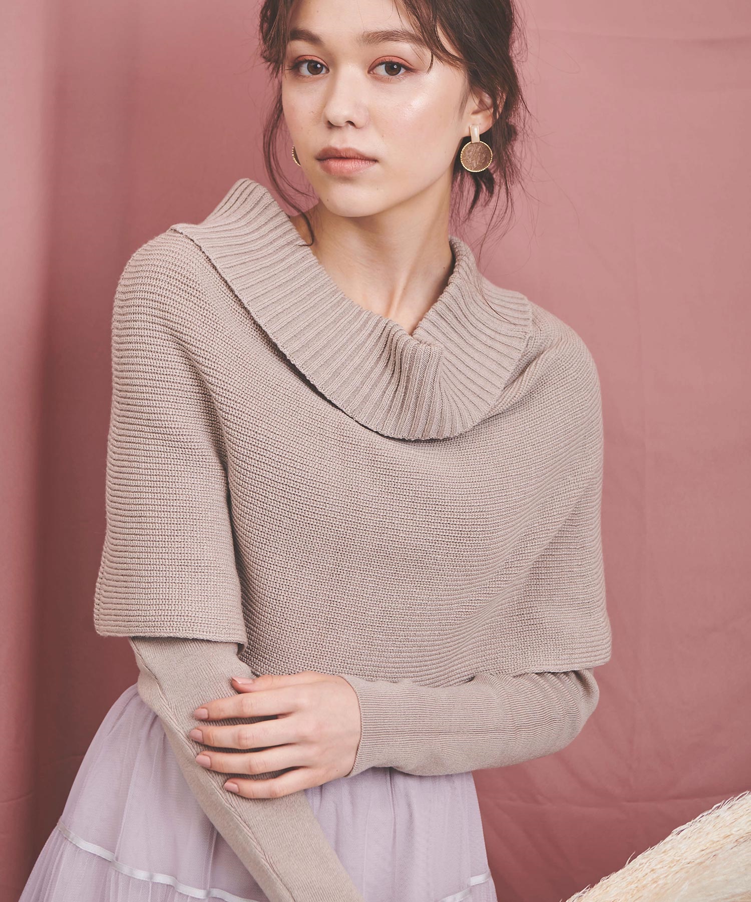 ケープセットニット | ニット | NOELA OFFICIAL WEB STORE