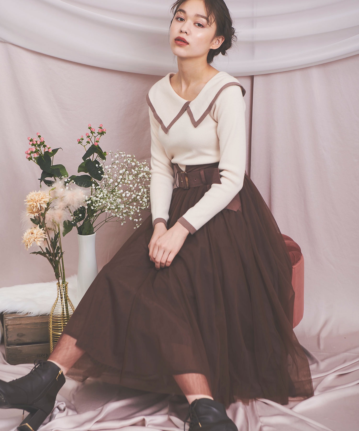 ボリュームチュールスカート | フレアスカート | NOELA OFFICIAL WEB STORE