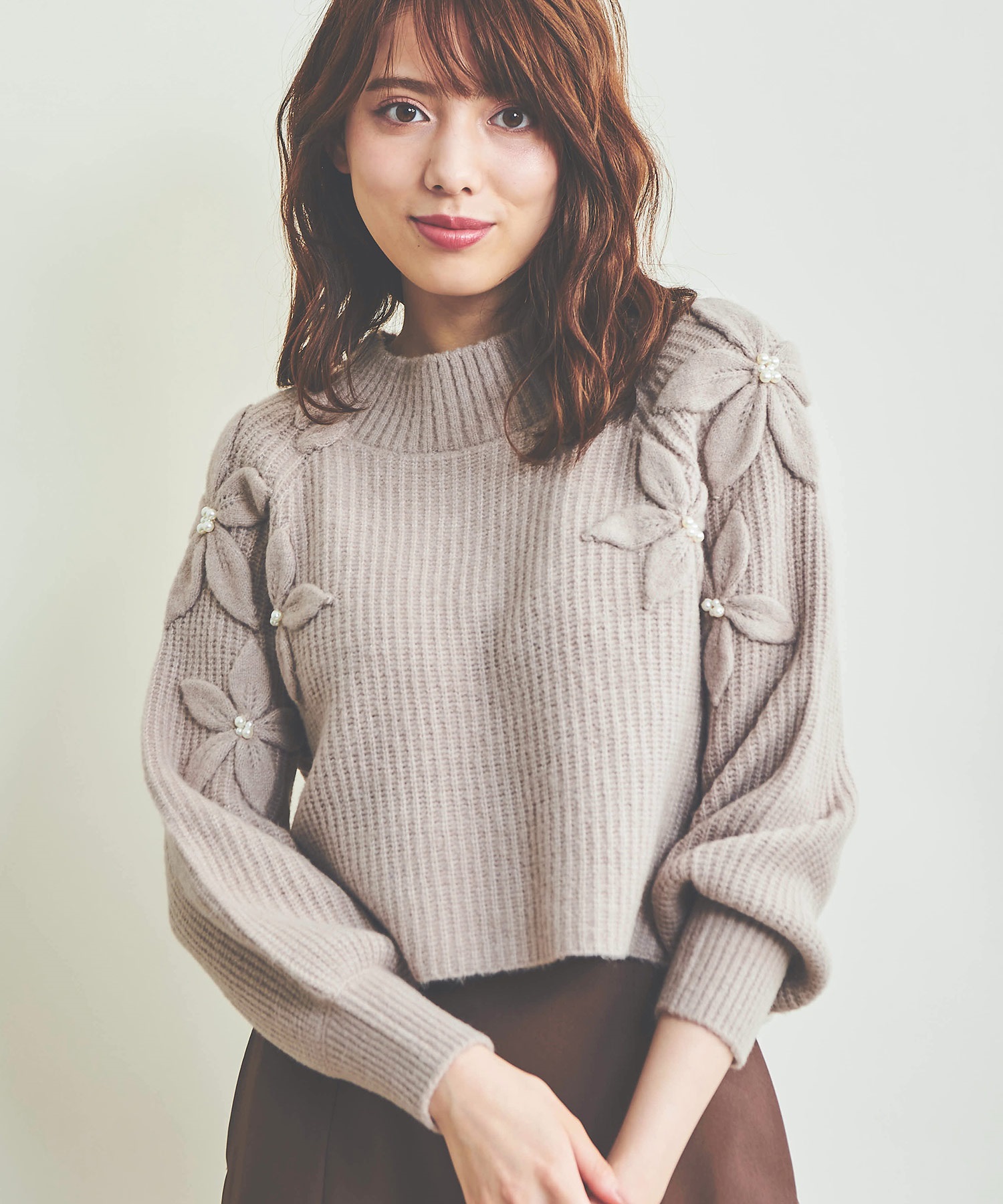 フラワーモチーフニット | ニット | NOELA OFFICIAL WEB STORE