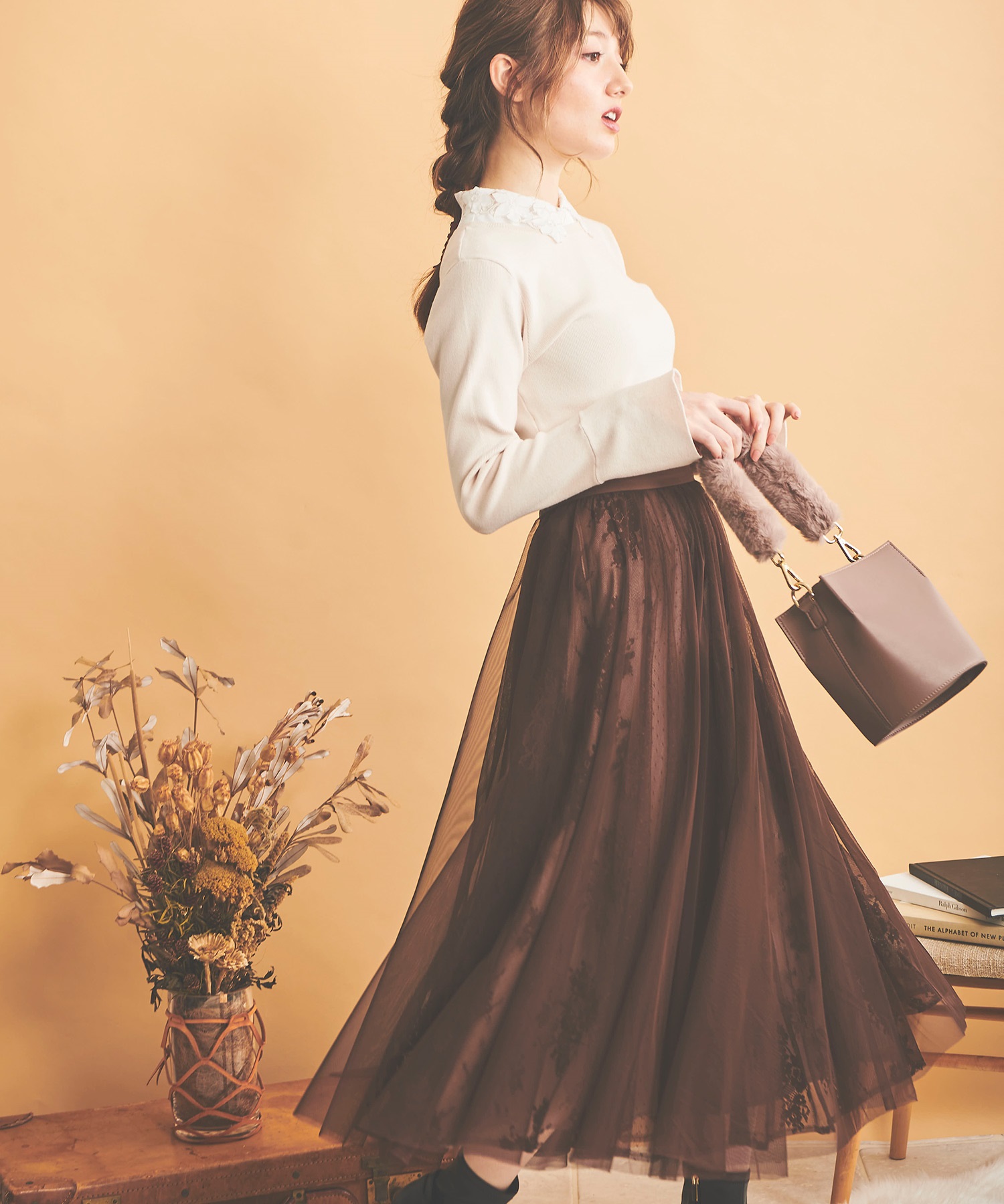 レース×チュールスカート | フレアスカート | NOELA OFFICIAL WEB STORE