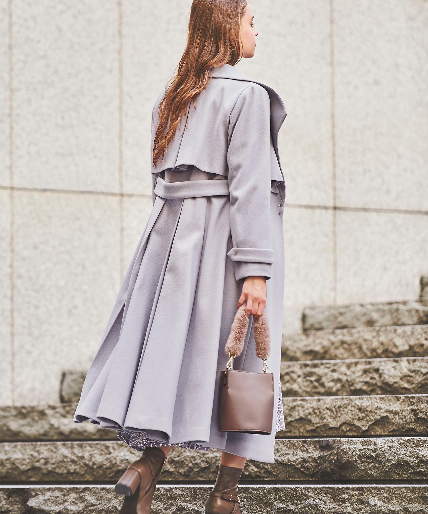 バックプリーツウールトレンチコート | コート | NOELA OFFICIAL WEB STORE