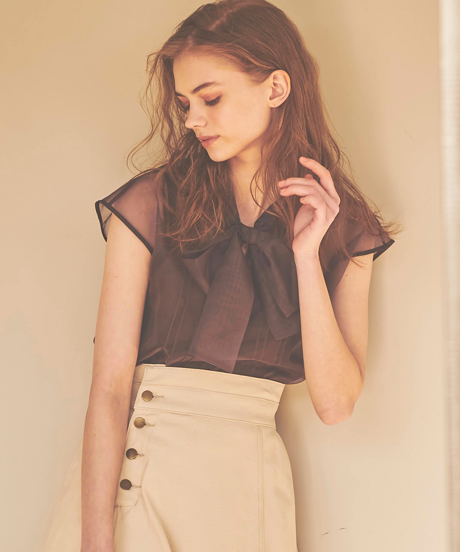 シアーボウタイブラウス | シャツ・ブラウス | NOELA OFFICIAL WEB STORE