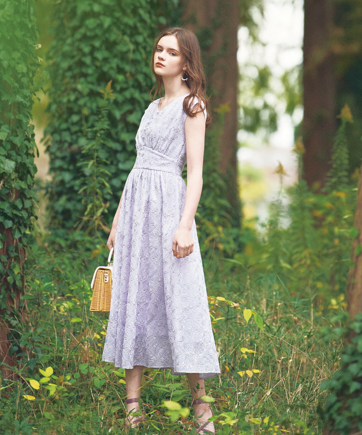 クロシェ柄刺繍ワンピース | ロングワンピース | NOELA OFFICIAL WEB STORE