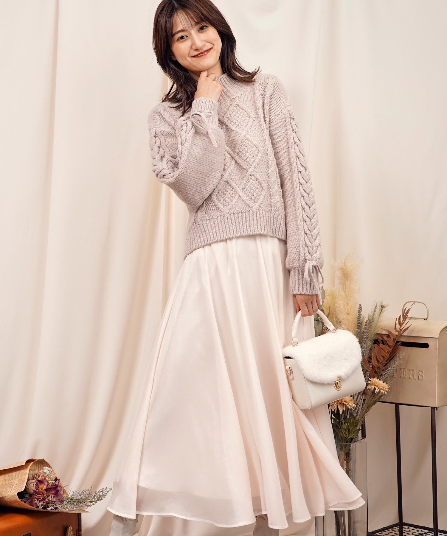 エアリーボリュームフレアスカート | フレアスカート | NOELA OFFICIAL