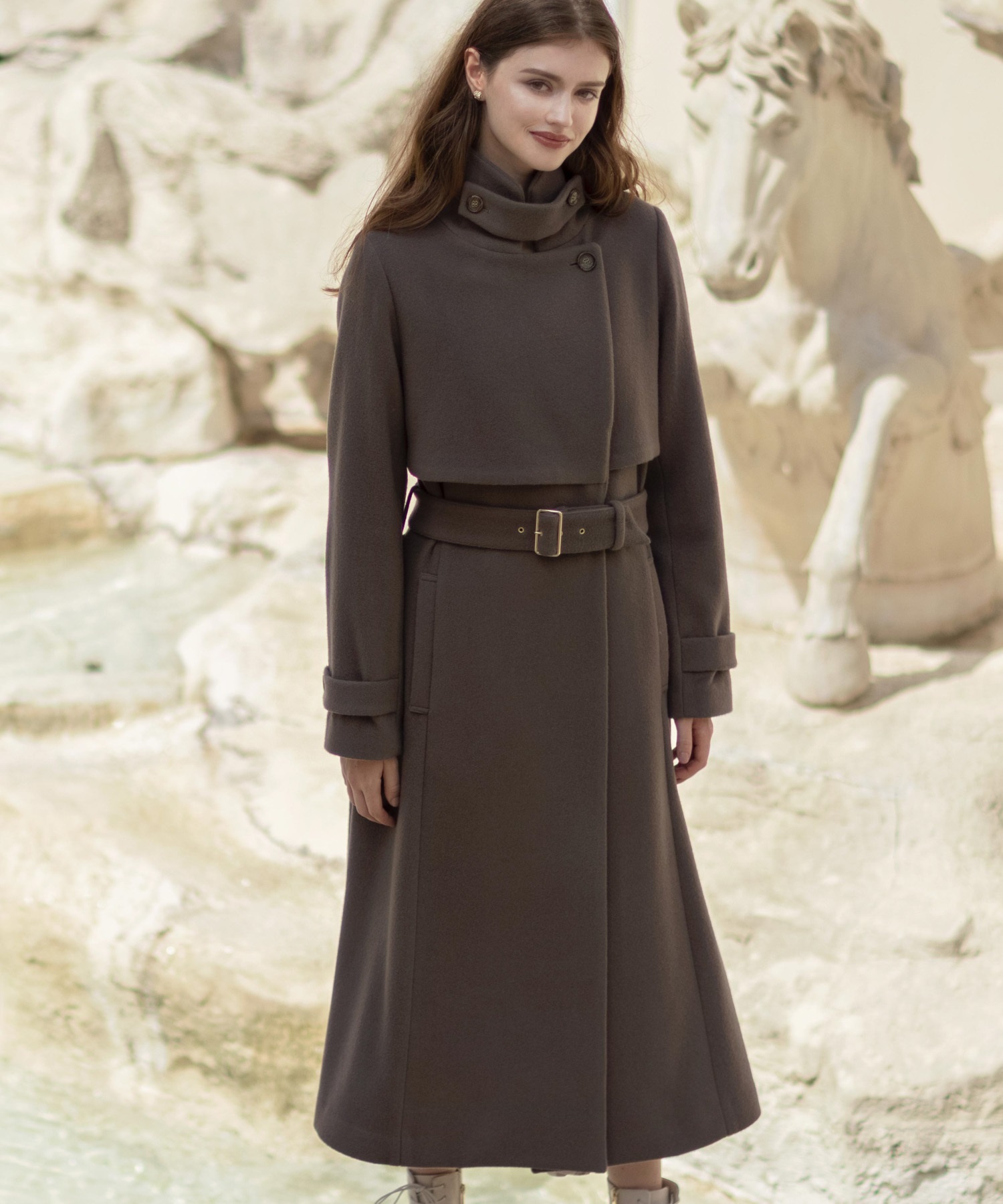 追加生産】2WAYカラーウールトレンチコート | コート | NOELA