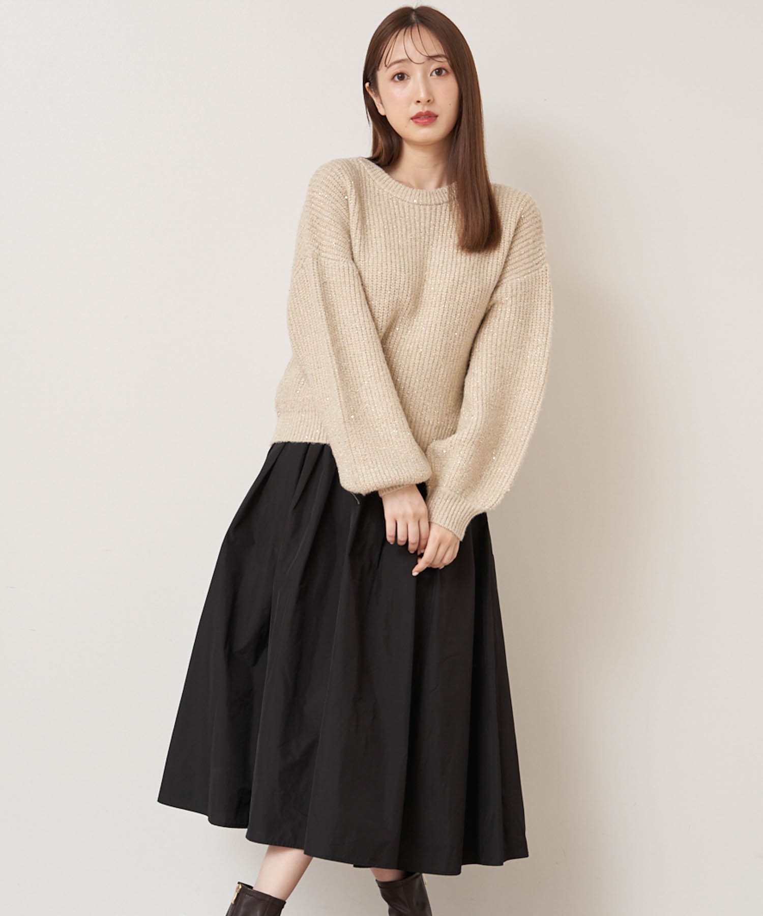 メモリータフタスカート | フレアスカート | NOELA OFFICIAL WEB STORE