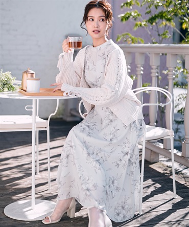 リリーフラワーワンピ | ロングワンピース | NOELA OFFICIAL WEB STORE