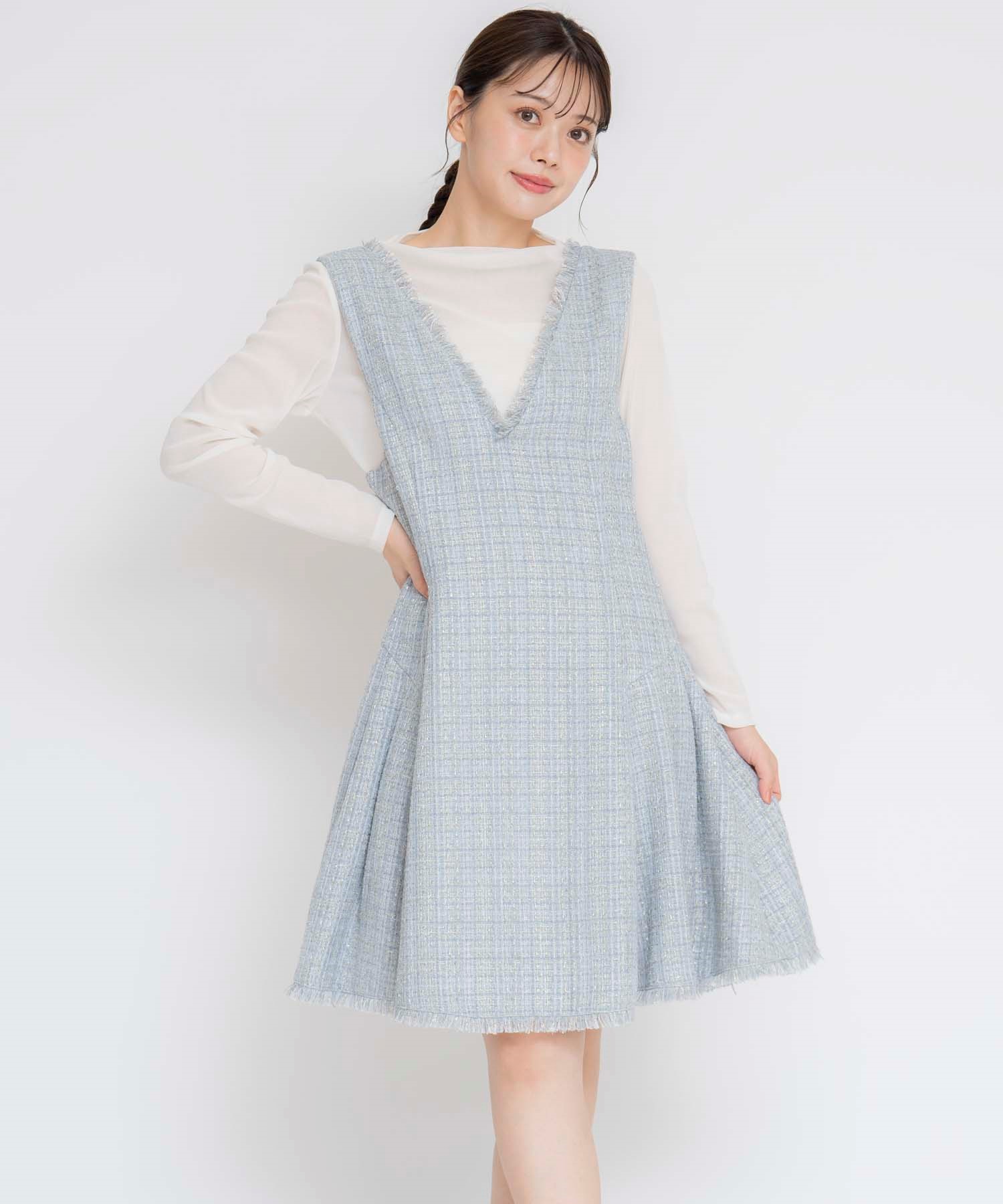 ツイードミディジャンスカ | ロングワンピース | NOELA OFFICIAL WEB STORE