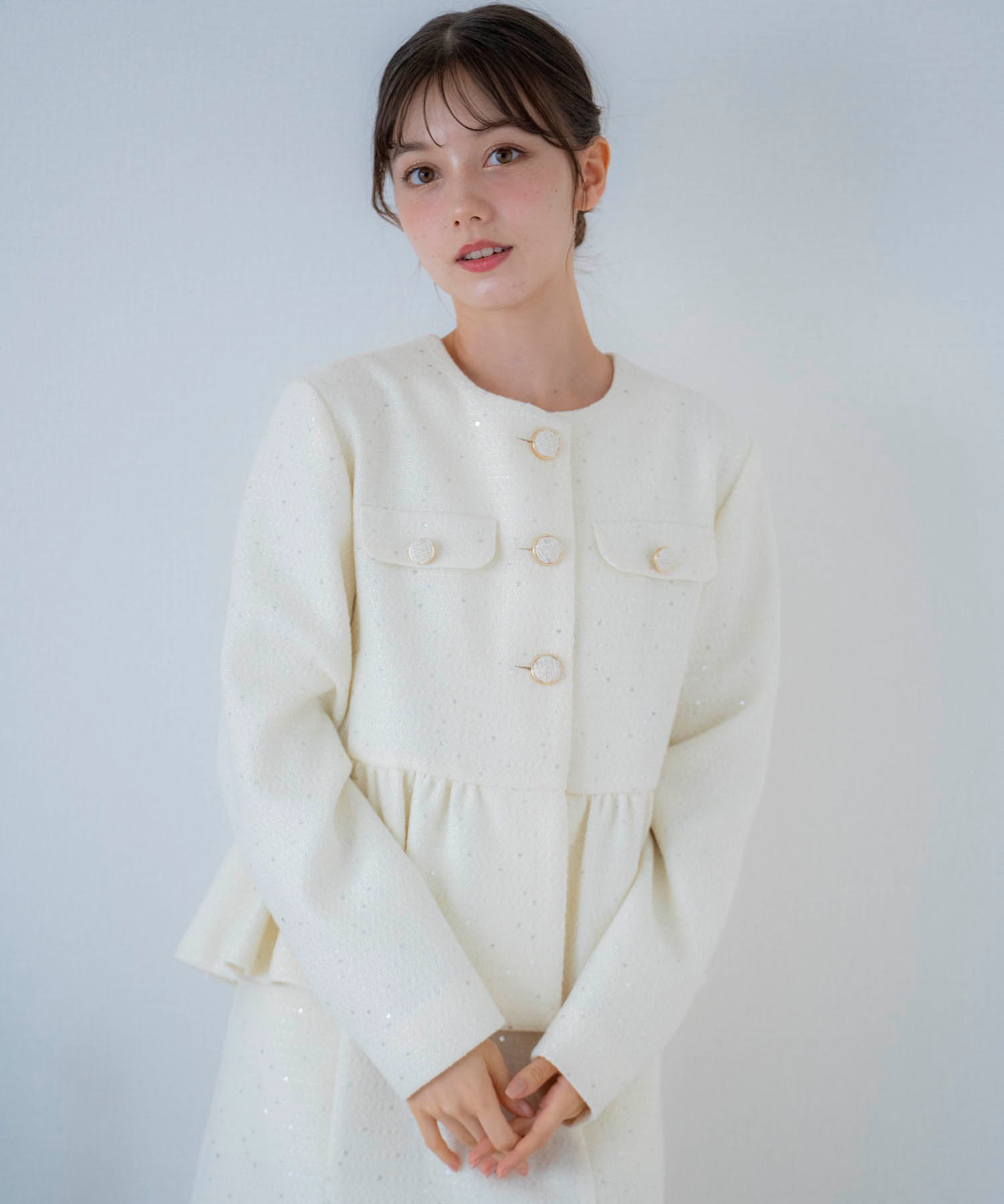 スパンコールツイードジャケット | ジャケット | NOELA OFFICIAL WEB STORE