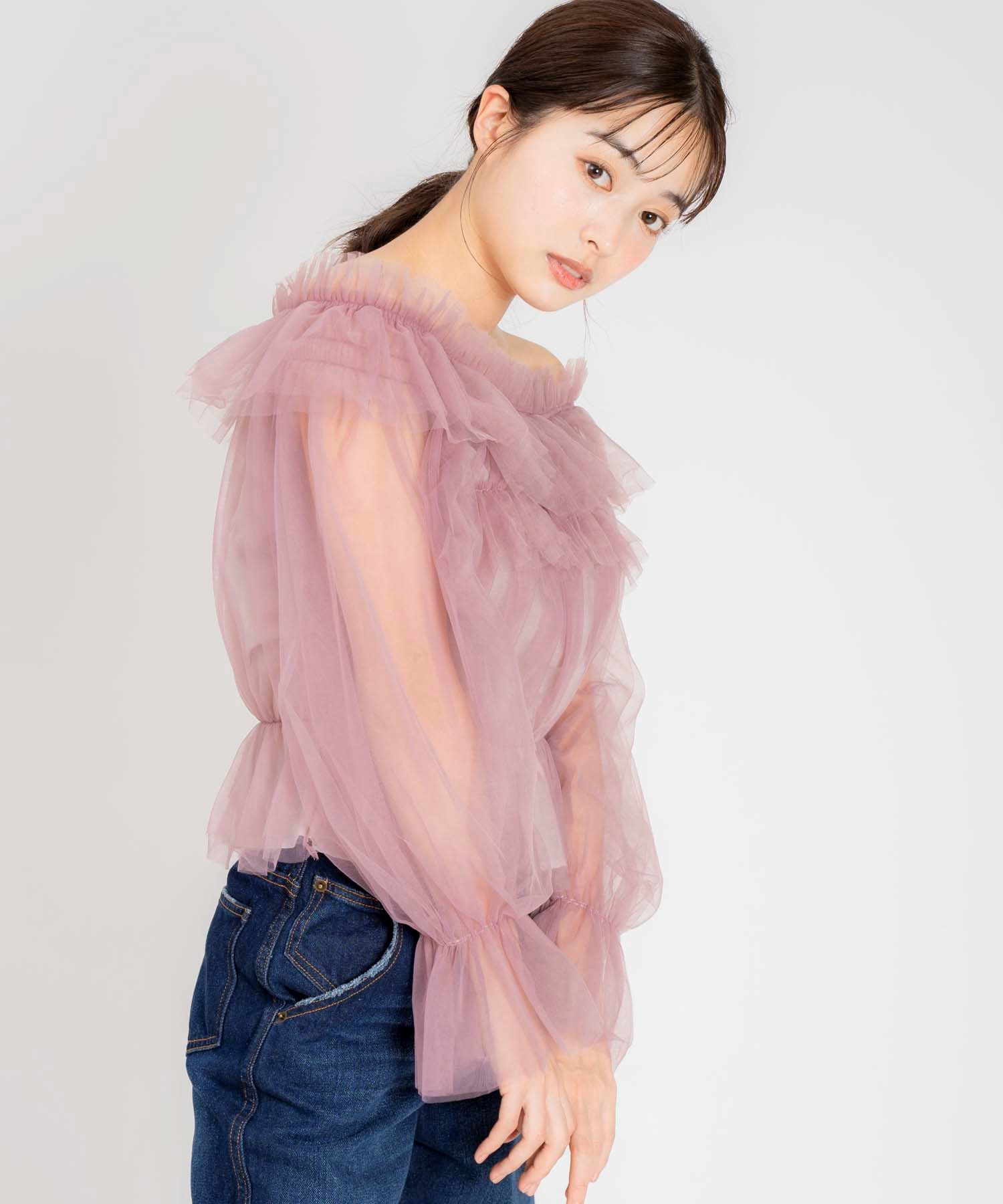 チュールトップス | シャツ・ブラウス | NOELA OFFICIAL WEB STORE