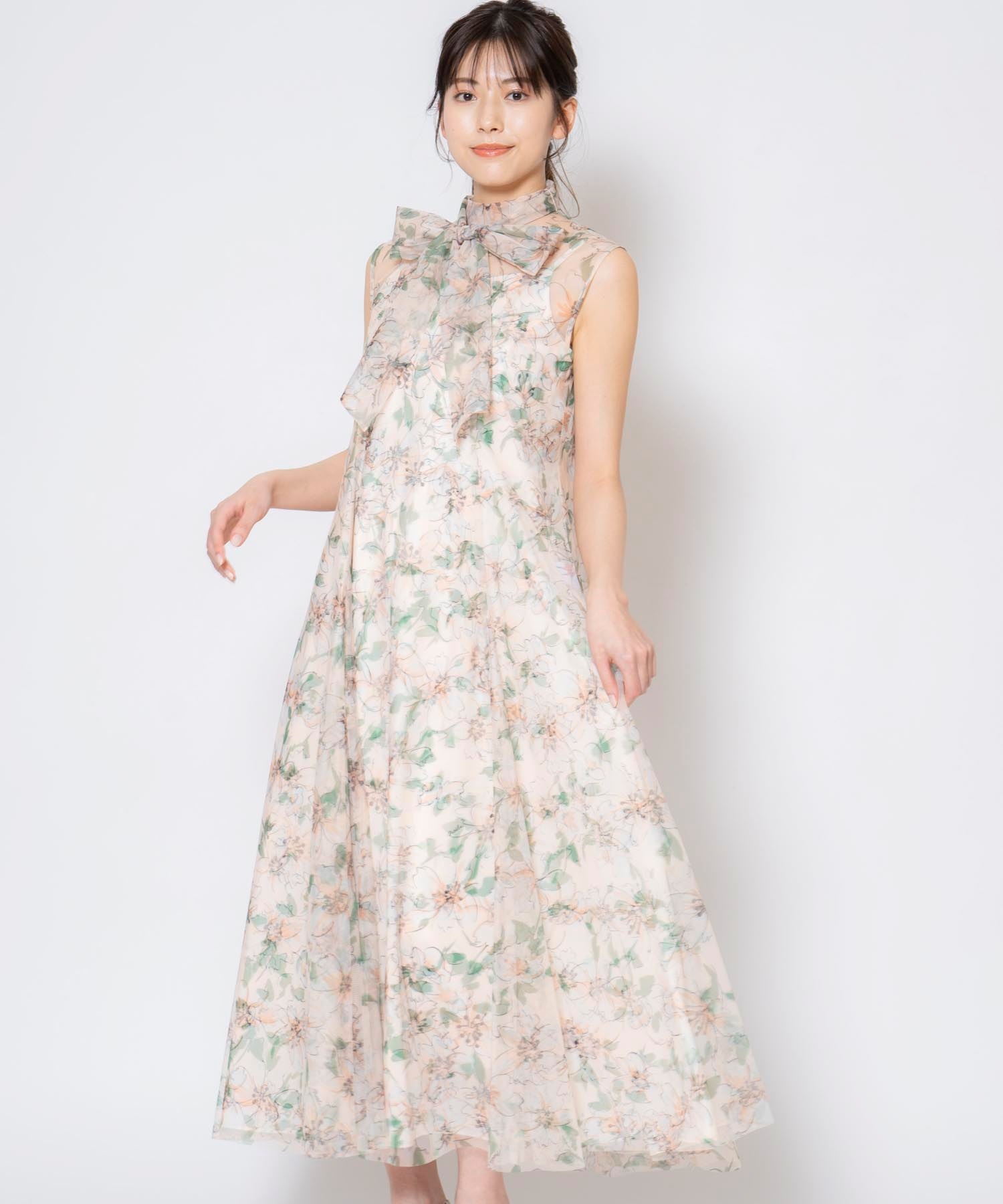 花柄キャミワンピ×チュールセット | キャミワンピース | NOELA