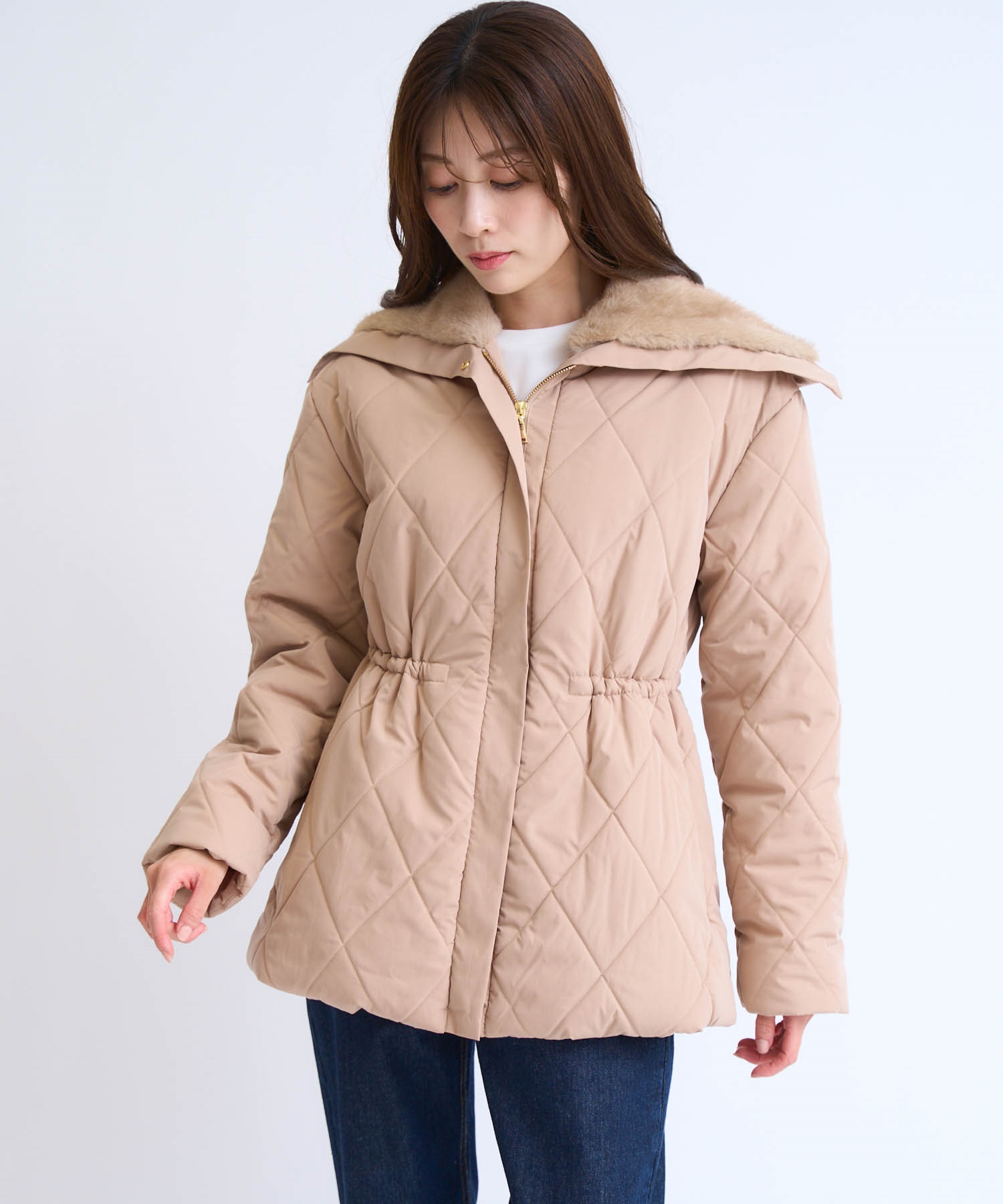 ファー襟付き中綿コート | コート | NOELA OFFICIAL WEB STORE