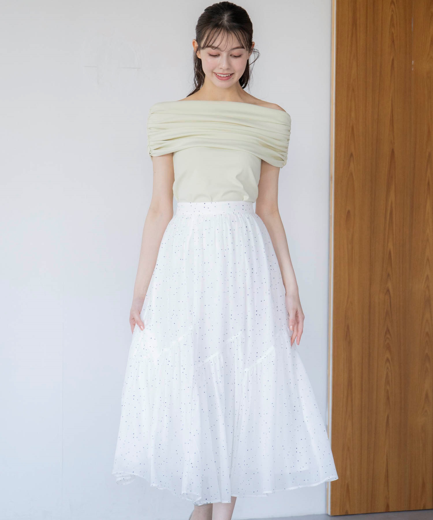 ギャザー切り替えスカート | フレアスカート | NOELA OFFICIAL WEB STORE