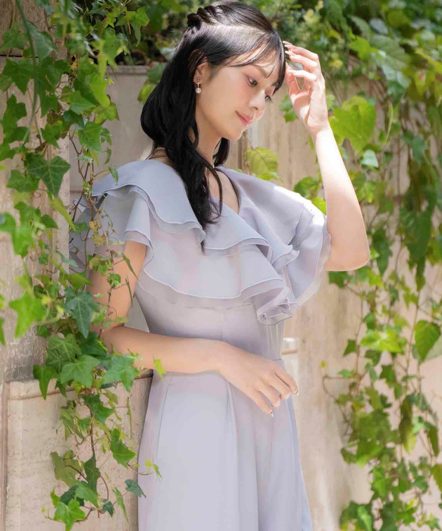 WEB限定】フロントジップフリルオールインワン | オールインワン