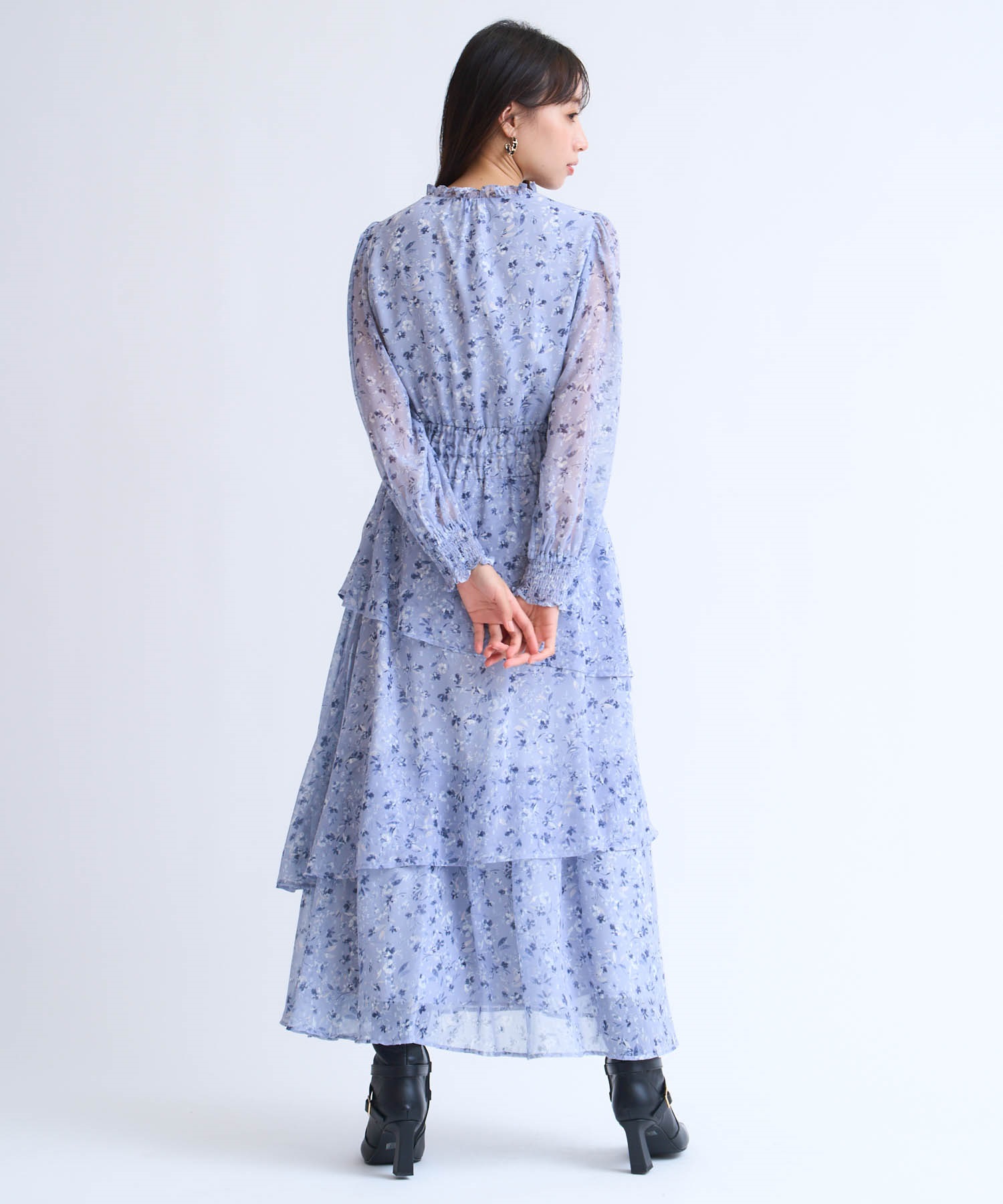 15周年】タイニーフラワードビードットワンピース | ロングワンピース