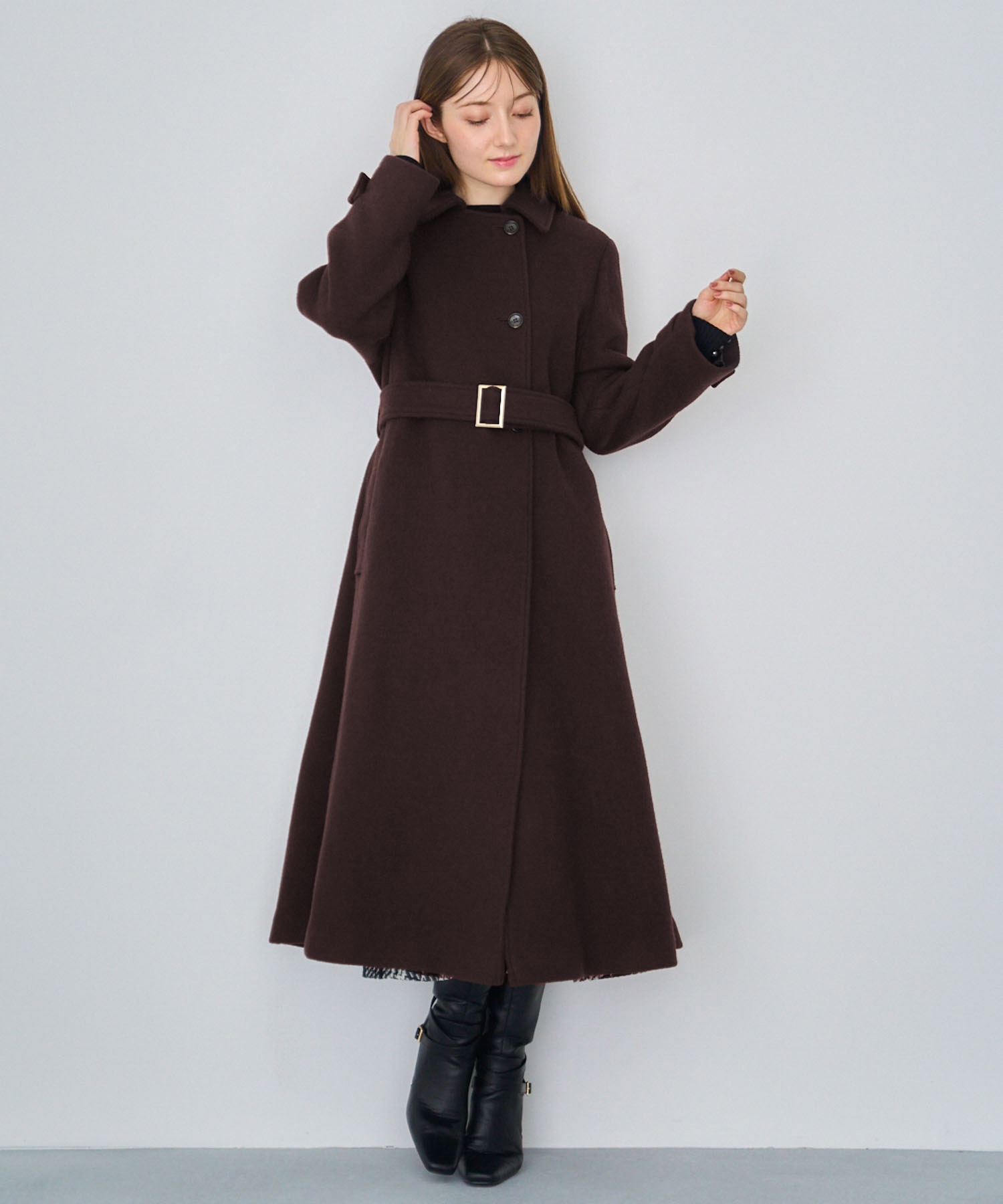 ステンカラーウールコート | コート | NOELA OFFICIAL WEB STORE