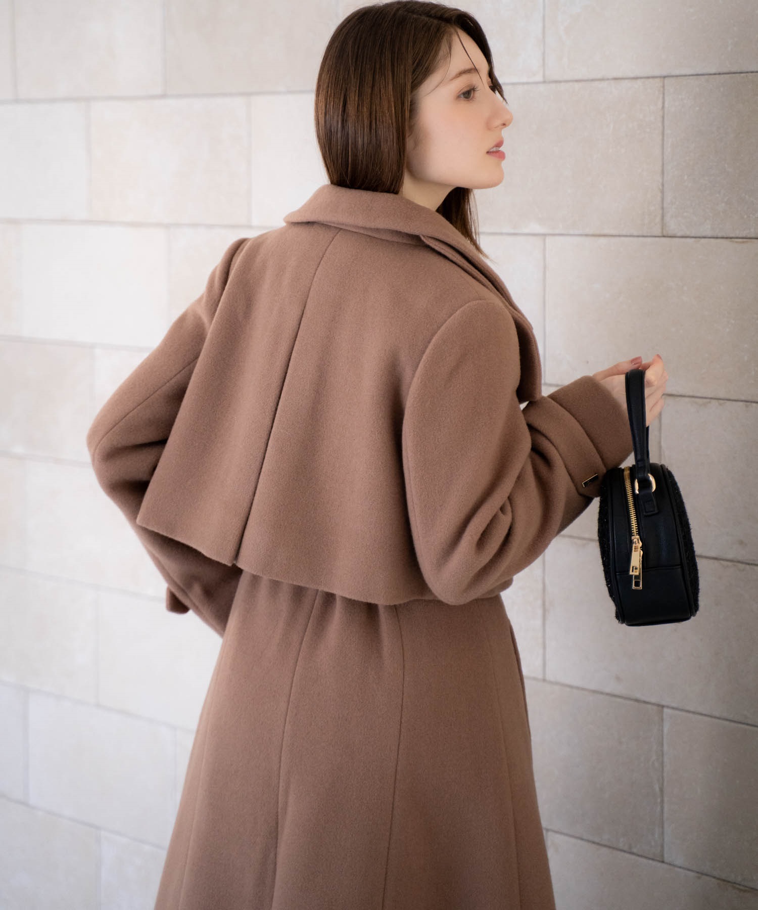 SSサイズあり】2WAYスタンドカラーウールコート | コート | NOELA