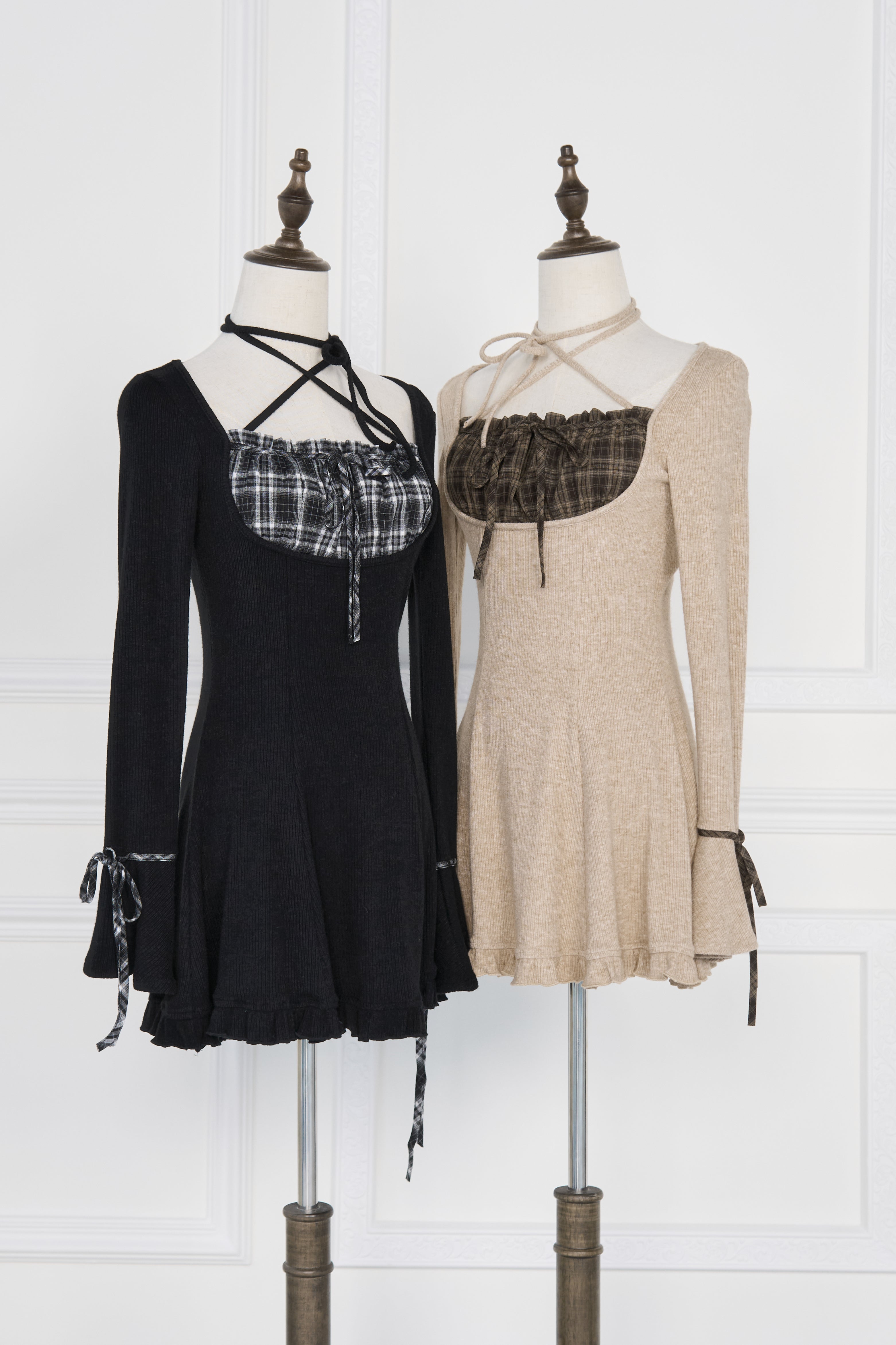 BunnyLis:リボンオフショルダーニットトップス – NoGenki