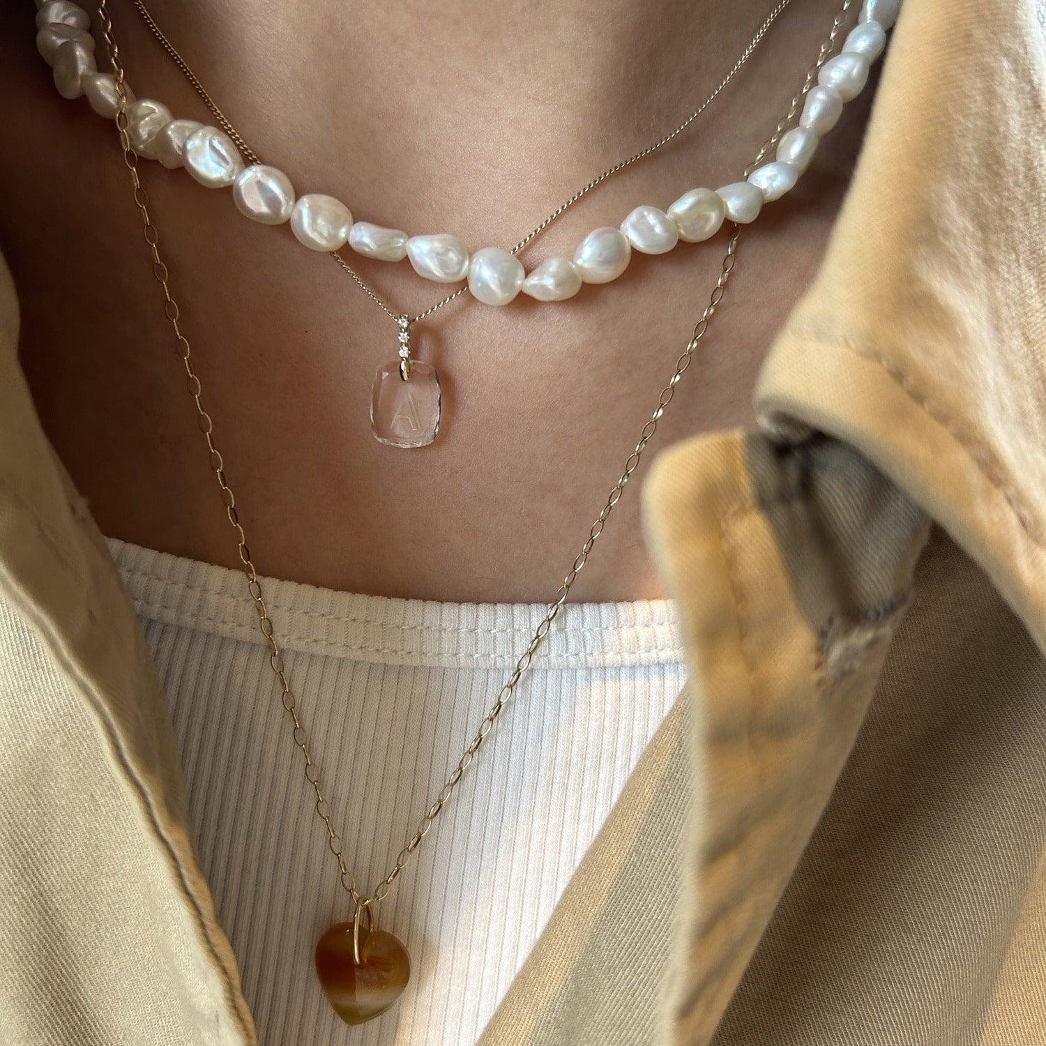 K10イニシャルチャーム（R）｜ネックレスチャーム｜ノジェス 公式