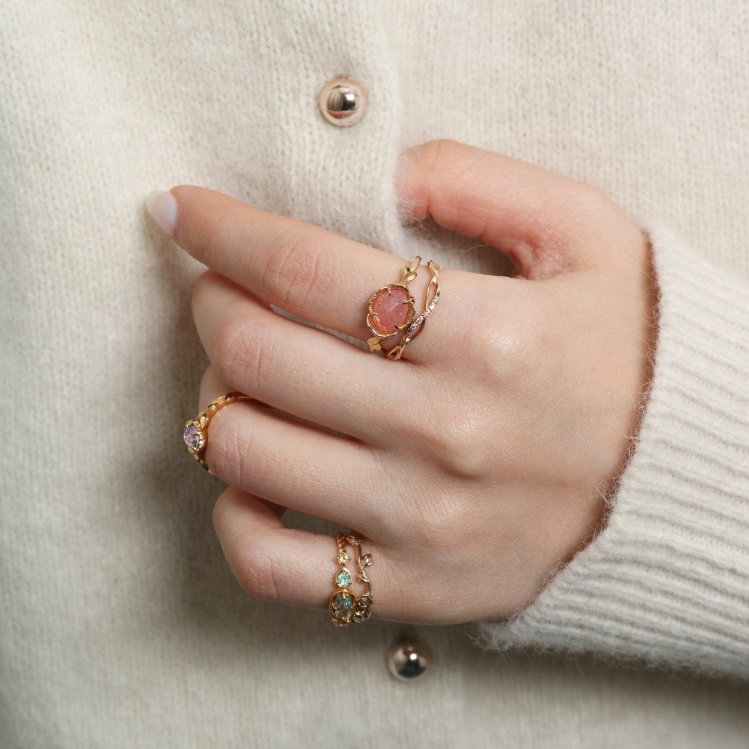 K5ローズピンキーリング｜ピンキーリング｜ノジェス 公式オンラインストア