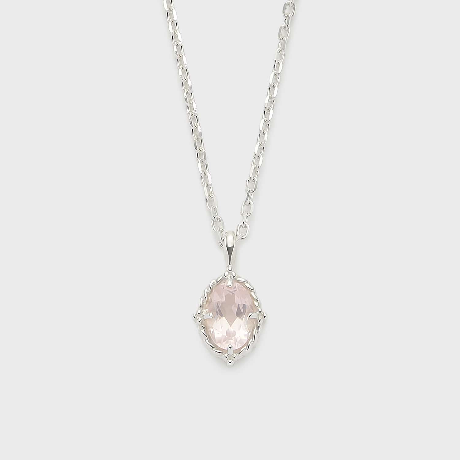 Limited Edition】シルバーチャームセットネックレス（ピンク