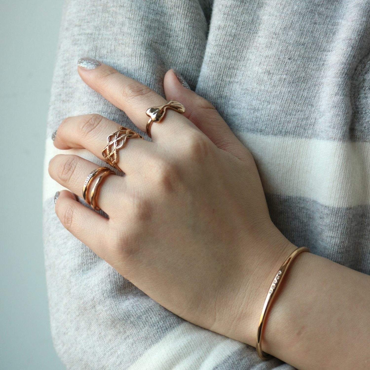 ゴールドダイヤモンドバングル｜ブレスレット｜ノジェス 公式