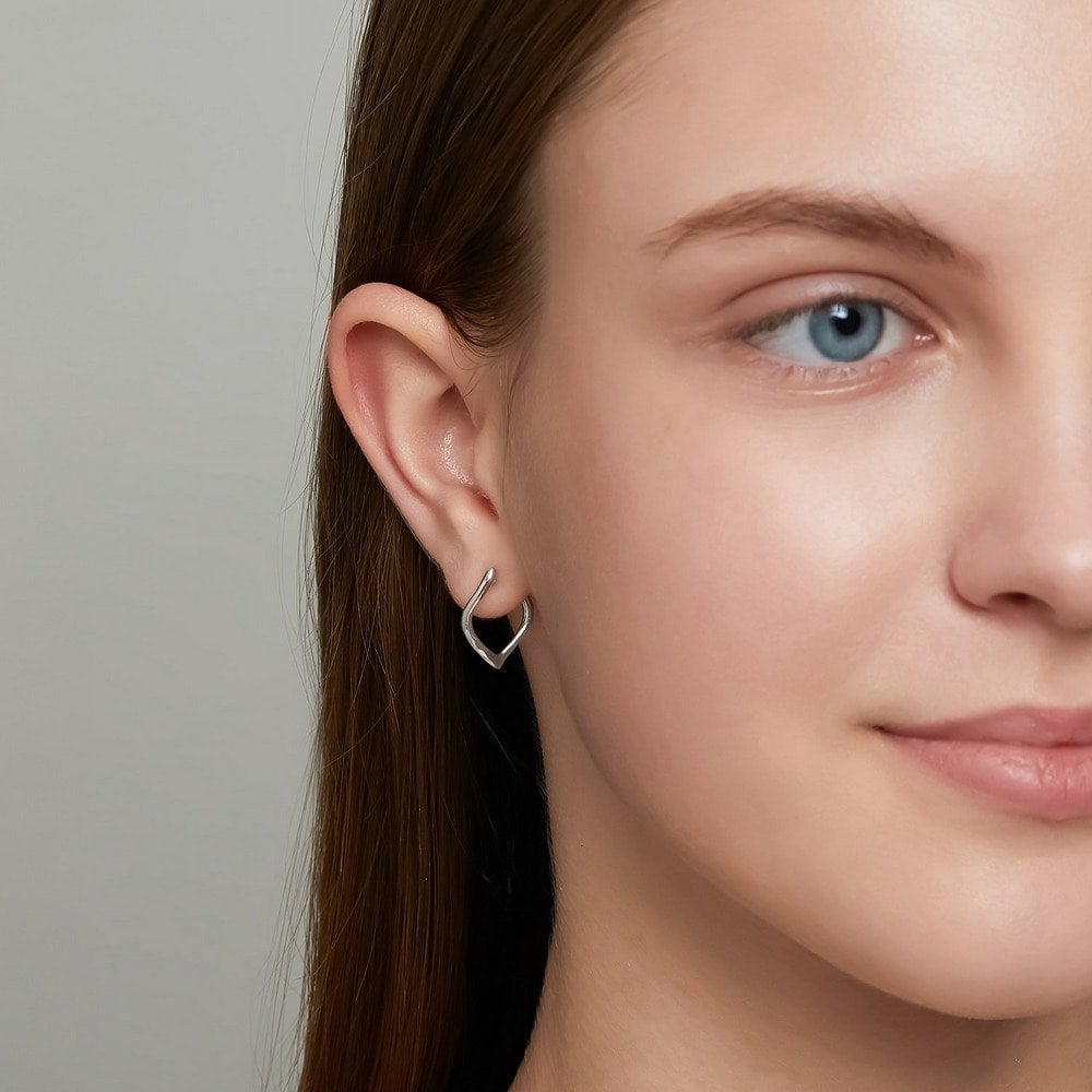 シルバー・K10フープピアス｜ピアス｜ノジェス 公式オンラインストア