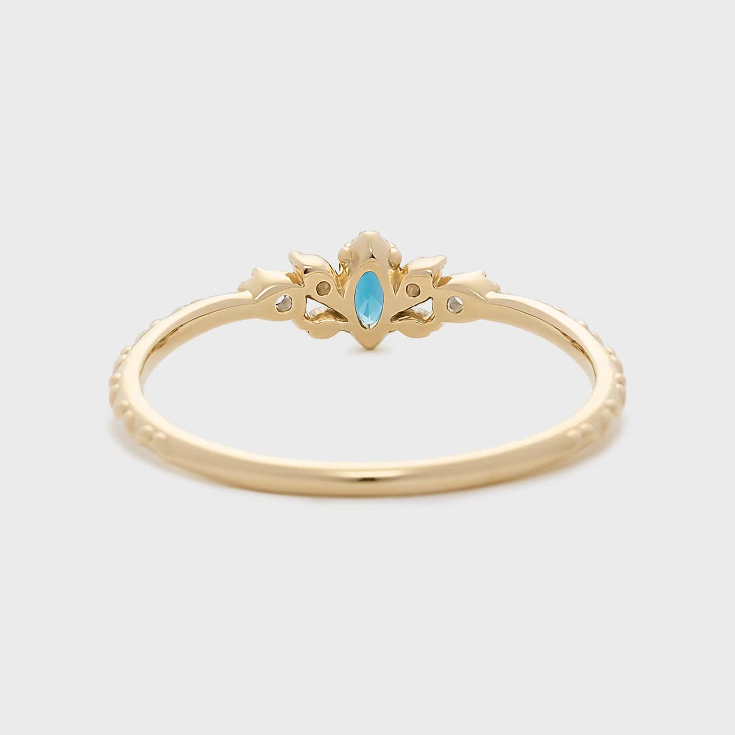 Pocket Ring】K10トパーズ／ダイヤモンドリング｜リング｜ノジェス