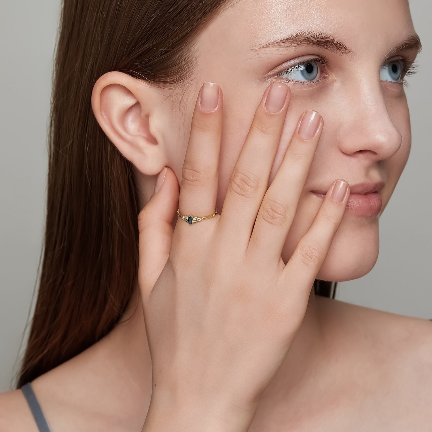 Pocket Ring】K10トパーズ／ダイヤモンドリング｜リング｜ノジェス