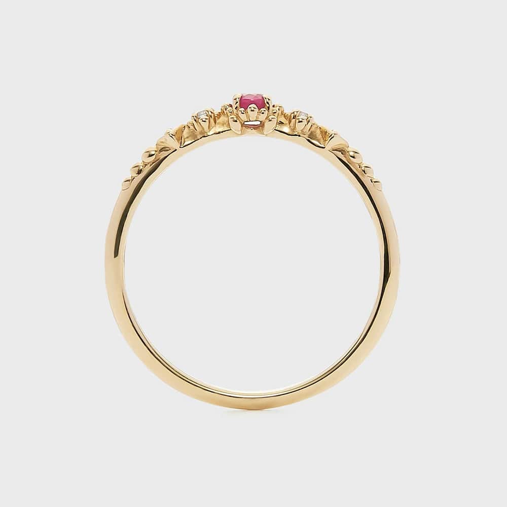 Pocket Ring】K10ルビーリング｜リング｜ノジェス 公式オンラインストア