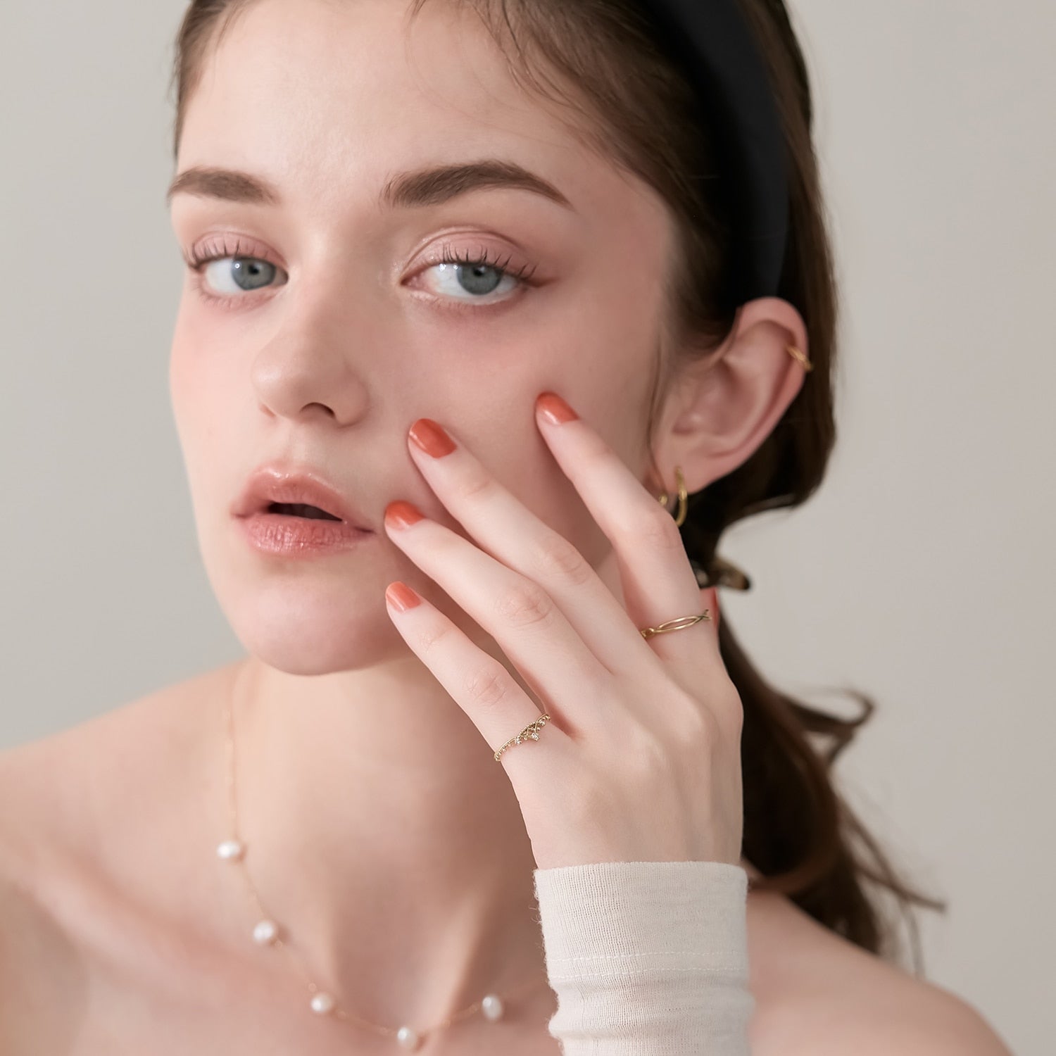 K10ダイヤモンドピンキーリング｜ピンキーリング｜ノジェス 公式