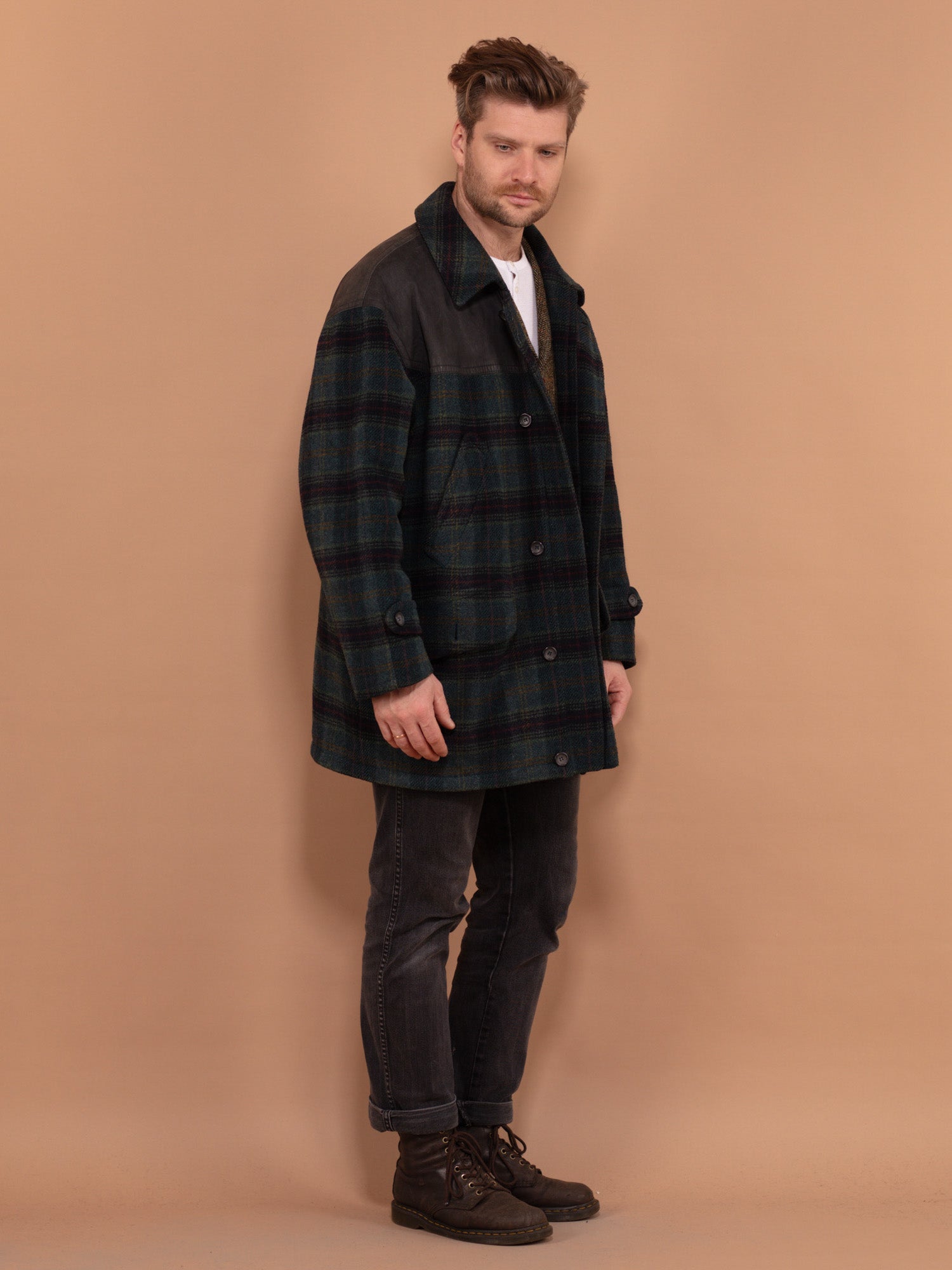 Online Vintage Store | 80's Men Wool Jacket | Northern Grip