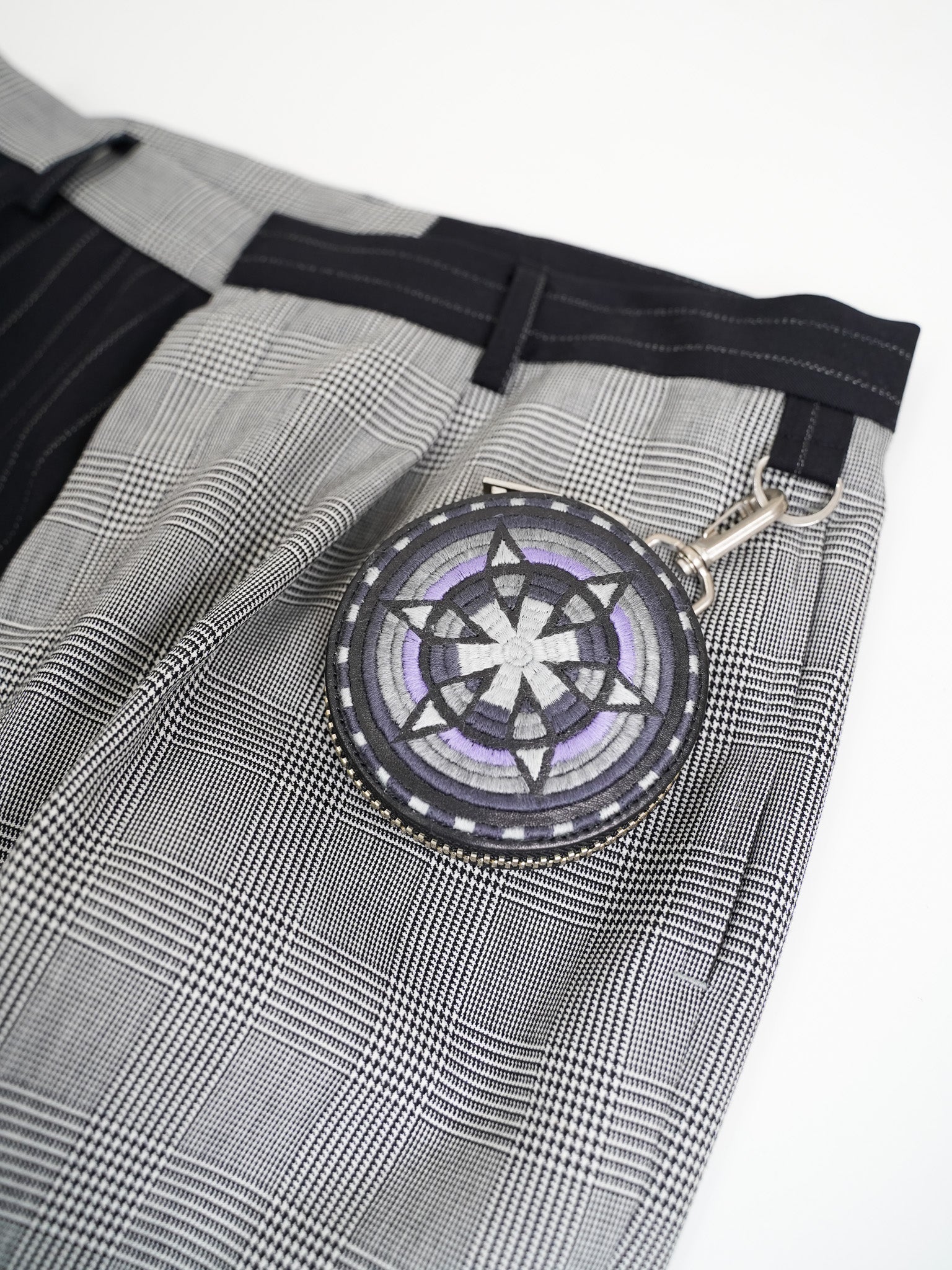 el conductorH x blackmeans LEATHER CIRCLE POUCH コインケース