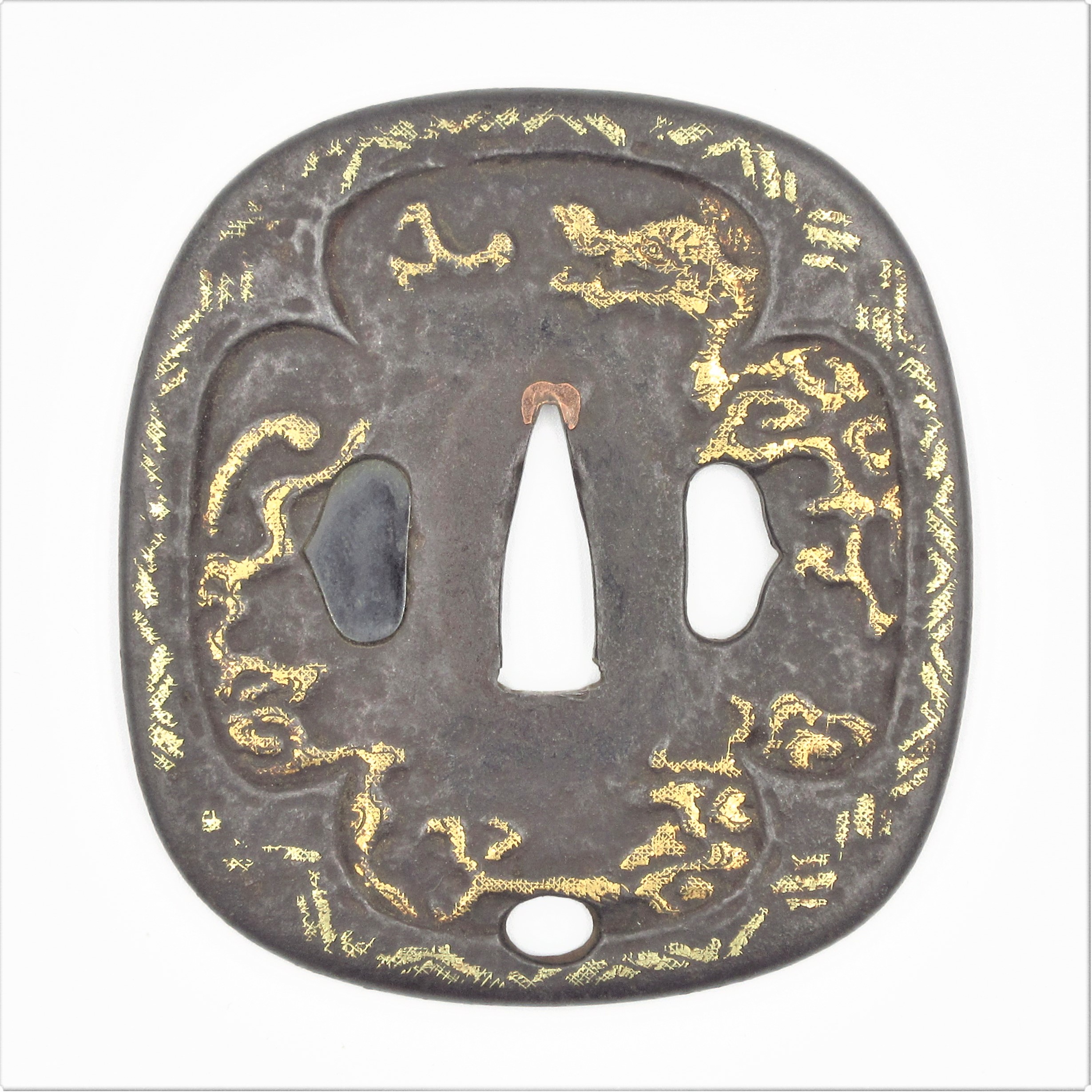 鍔 雨龍図 - 濃州堂